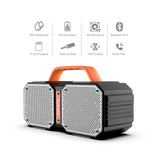 Bluetooth Speakers, Waterproof Outdoor Speakers Bluetooth 5.0，40W Wireless Stereo Pairing Booming Bass Speaker,2400 Minutes Playtime with 8000mAh Power Bank, Durable for Home Party,Camping(Black)