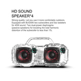 Bluetooth Speakers, Waterproof Outdoor Speakers Bluetooth 5.0，40W Wireless Stereo Pairing Booming Bass Speaker,2400 Minutes Playtime with 8000mAh Power Bank, Durable for Home Party,Camping(Black)