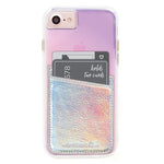 Case-Mate - Stick On Credit Card Wallet - POCKETS - Ultra-slim Card Holder - Universal fit - Apple – iPhone – Samsung – Galaxy - and more – Iridescent