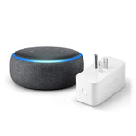 Echo Dot (3rd Gen) bundle with Amazon Smart Plug - Charcoal