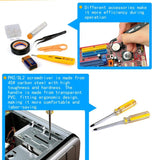 Professional Network Tool Kits - Net Computer Maintenance,Cable Tester 17 in 1 Repair Tools - RJ45 Connectors,Cable Tester,Crimp Pliers tool,Wire Punch Down,stripping pliers Tool Set