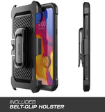 SUPCASE Unicorn Beetle Pro Series Designed for LG G8 Case & LG G8 ThinQ Case(2019 Release) Full-Body Rugged Holster Case with Built-in Screen Protector (Black)