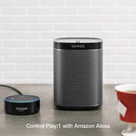 Sonos Play:1 – Compact Wireless Home Smart Speaker for Streaming Music. Works with Alexa. (Black)