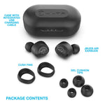 JLab Audio JBuds Air True Wireless Signature Bluetooth Earbuds + Charging Case - Black - IP55 Sweat Resistance - Bluetooth 5.0 Connection - 3 EQ Sound Settings: JLab Signature, Balanced, Bass Boost