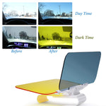 Windshield Anti-Glare Day and Night Car Visor Extender, 2 in 1 Car Sunshade and Night Vision Anti-Dazzle Visor Extender