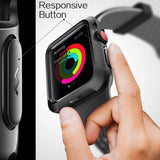 V85 Compatible Apple Watch Case 42mm, Shock-proof and Shatter-resistant Protector Bumper iwatch Case Compatible Apple Watch Series 3, Series 2, Series 1, Nike+,Sport, Edition Black