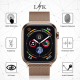 6 Pack LK Screen Protector for Apple Watch 44mm Series 4 Max Coverage Flexible Film with Lifetime Replacement Warranty