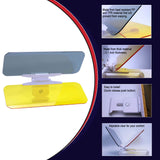 Windshield Anti-Glare Day and Night Car Visor Extender, 2 in 1 Car Sunshade and Night Vision Anti-Dazzle Visor Extender