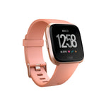 Fitbit Versa Smart Watch, Peach/Rose Gold Aluminium, One Size (S & L Bands Included)