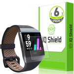 Fitbit Ionic Screen Protector (6-Pack), IQ Shield LiquidSkin Full Coverage Screen Protector for Fitbit Ionic Smartwatch HD Clear, Easy Install, Anti-Bubble Film