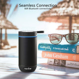 COMISO Waterproof Bluetooth Speakers Outdoor Wireless Portable Speaker with 20 Hours Playtime Superior Sound for Camping, Beach, Sports, Pool Party, Shower (Dark Grey)