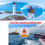 Godefa 12X Zoom Telephoto Cell Phone Camera Lens Universal Clip On Lens Kit for iPhone X/8/7/6S/6 Plus/5/4,Samsung, Android and Other Phones