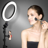 UBeesize 8" Selfie Ring Light with Tripod Stand & Cell Phone Holder for Live Stream/Makeup, Mini Led Camera Ringlight for YouTube Video/Photography Compatible with iPhone Xs Max XR Android (Upgraded)