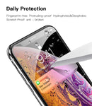 Screen Protector for iPhone Xs MAX, [3-Pack] 15H Hardness Premium Tempered Glass Screen Protector 4K HD Clarity, 3D Touch, Case Friendly, Anti-Fingerprint by UDISON(2019)