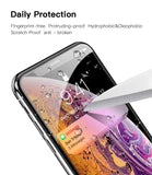 Screen Protector for iPhone Xs MAX, [3-Pack] 15H Hardness Premium Tempered Glass Screen Protector 4K HD Clarity, 3D Touch, Case Friendly, Anti-Fingerprint by UDISON(2019)