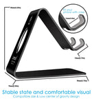 Lamicall Cell Phone Stand, Phone Dock: Cradle, Holder, Stand Compatible with Switch, All Android Smartphone, Phone XS Max XR 6 6s 7 8 X Plus 5 5s 5c Charging, Accessories Desk - Black