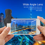 iPhone Camera Lens 0.45X Super Wide Angle Lens & 12.5X Macro Lens 2 in 1 Professional HD Cell Phone Camera Lens Kit for iPhone X 8 7 6S 6S Plus 6 5S Samsung Android Smartphones