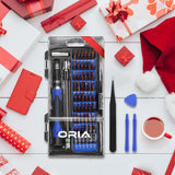 ORIA Screwdriver Set, 64 in 1 Precision Screwdriver Kit with 56 Bits, Magnetic Driver Kit, Professional Repair Tool Kit, Flexible Shaft, for iPhone 8, 8 Plus/ Smartphone/ Game Console/ Tablet/ PC, etc