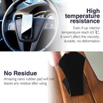 NOFDA 5pcs Magic Nano Rubber Pad Anti Slip Mat Sticker No Trace Car Mobile Phone Holder Lazy Bracket Pods Sticky Gel Pad Wholesale (5 Pack)