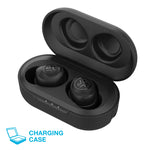 JLab Audio JBuds Air True Wireless Signature Bluetooth Earbuds + Charging Case - Black - IP55 Sweat Resistance - Bluetooth 5.0 Connection - 3 EQ Sound Settings: JLab Signature, Balanced, Bass Boost