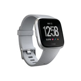 Fitbit Versa Smart Watch, Gray/Silver Aluminium, One Size (S & L Bands Included)