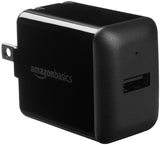 AmazonBasics One-Port USB Wall Charger (2.4 Amp) - Black