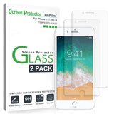 amFilm Glass Screen Protector for iPhone 8, 7, 6S, 6 (4.7")(2 Pack) Tempered Glass Screen Protector