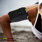 Universal Exercise Armband for All Phones (iPhone X/8/7/6/XS/XR/Max/Plus,Samsung Galaxy S10/S9/S8/S7/Plus & LG,Google,Sony & More). Sports Arm Holder for Running, Fitness and Gym Workouts. Large