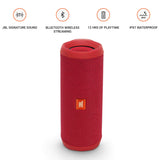 JBL Flip 4 Bluetooth Portable Stereo Speaker - Red