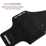 iPhone Plus 8/7 Waterproof Running Armband for Small to Large Arms. Designed for Secure No Bounce Comfort, The Exercise Phone Holder is Perfect for Runners, Gym Workouts and Sports