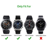 OMOTON Tempered Glass Screen Protector Compatible Samsung Gear S3 / Galaxy Watch 46mm [3 Pack]