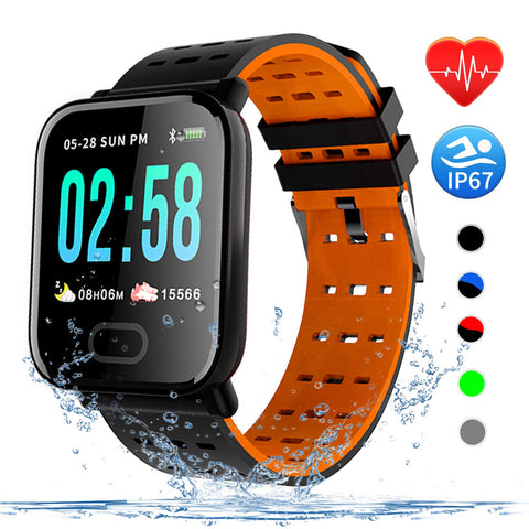 Fitness Tracker Bluetooth Smart Watch with Heart Rate Monitor Call Reminder Activity Trackers Waterproof Step Calorie Counter Pedometer Band for iOS Android Phone Men Women