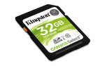 Kingston Canvas Select 32GB SDHC Class 10 SD Memory Card UHS-I 80MB/s R Flash Memory Card (SDS/32GB)