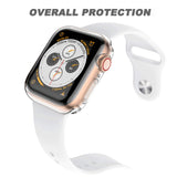 Misxi Compatible with Apple Watch Series 4 Screen Protector 44mm, 2018 New iwatch Cover TPU Overall Protection 0.3mm Ultra-Thin Case for Apple Watch Series 4 44mm (2-Pack)