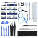 82 in 1 Precision Screwdriver Set Justech Magnetic Screwdriver Kit Professional Tiny Repair Tool Kit for Reparing Cell Phone iPhone iPad Laptop Smartphones MacBook -Blue