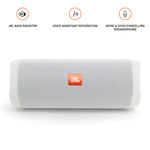 JBL Flip 4 Bluetooth Portable Stereo Speaker - White