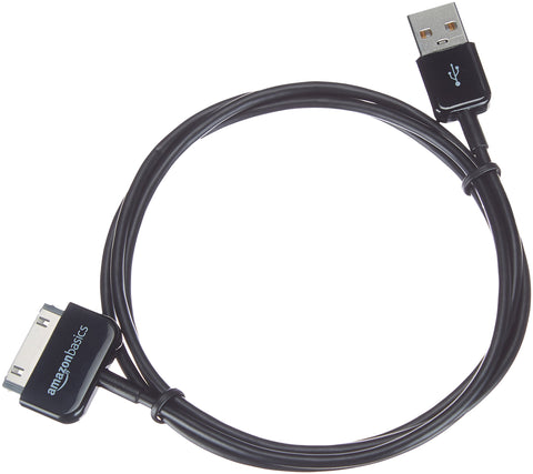 AmazonBasics Apple Certified 30-Pin to USB Cable for Apple iPhone 4, iPod, and iPad 3rd Generation - 3.2 Feet (1.0 Meter)