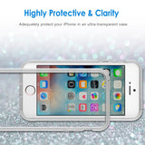 JETech Case for Apple iPhone SE 5S 5, Shock-Absorption Bumper Cover, Anti-Scratch Clear Back, Crystal Clear