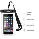 AILUN Waterproof Phone Pouch,2pack IPX8 Snowproof,Dirtproof Case Bag,Universal Compatible iPhone X/Xs/XR/Xs Max/8 Plus,7/7Plus,6 Plus/6/6s,Galaxy S9/S9+,S8/S7,Boating/Hiking/Swimming/Diving[Clear]