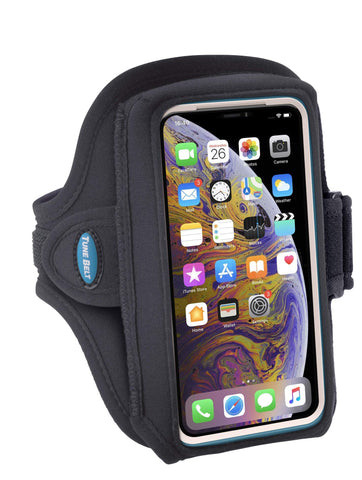 Armband Compatible with iPhone X Xs 8 7 6s 6 with OtterBox Defender / LifeProof Case - Fits Galaxy S8 S9 S10 with Large Case - For Running & Working Out - Sweat-Resistant