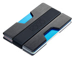 ROCO Minimalist Aluminum Slim Wallet RFID BLOCKING Money Clip - No.2 (Black)