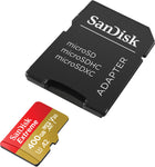 SanDisk 400GB Extreme microSDXC UHS-I Memory Card with Adapter - C10, U3, V30, 4K, A2, Micro SD - SDSQXA1-400G-GN6MA