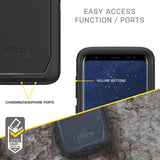 OtterBox DEFENDER SERIES SCREENLESS EDITION for Samsung Galaxy S8 - Retail Packaging - BLACK