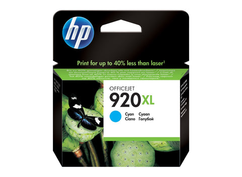 HP 920XL High Yield Cyan Original Ink Cartridge, Codigo: CD972AL