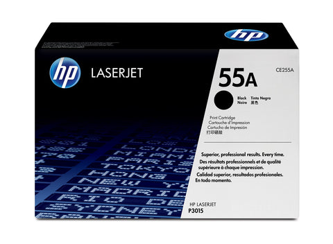 HP 55A Black Original LaserJet Toner Cartridge, Codigo: CE255A