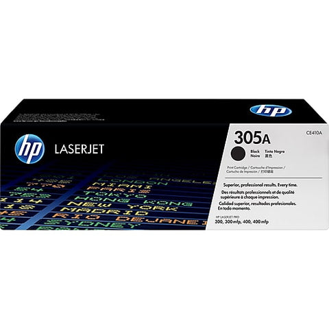 HP 305A Black Original LaserJet Toner Cartridge, Codigo: CE410A (HP305A)