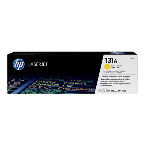 HP 131A Yellow Original LaserJet Toner Cartridge, Codigo: CF212A