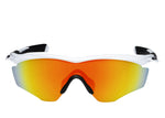 Detalles acerca de Oakley para hombre espejados M2 OO9343-05 Blanco Fuego Iridium Wrap gafas de sol- mostrar título original